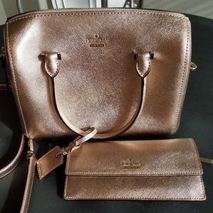 Kate Spade purse and wallet with strap